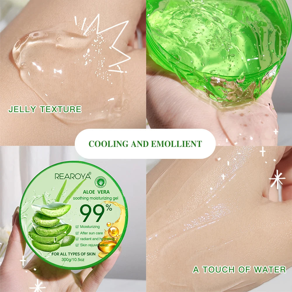 99% Aloe Vera Moisturizing Gel Creams Refreshing Non Sticky Facial Facial Wash Free Deep Nourishing Maintain Skin Face Care